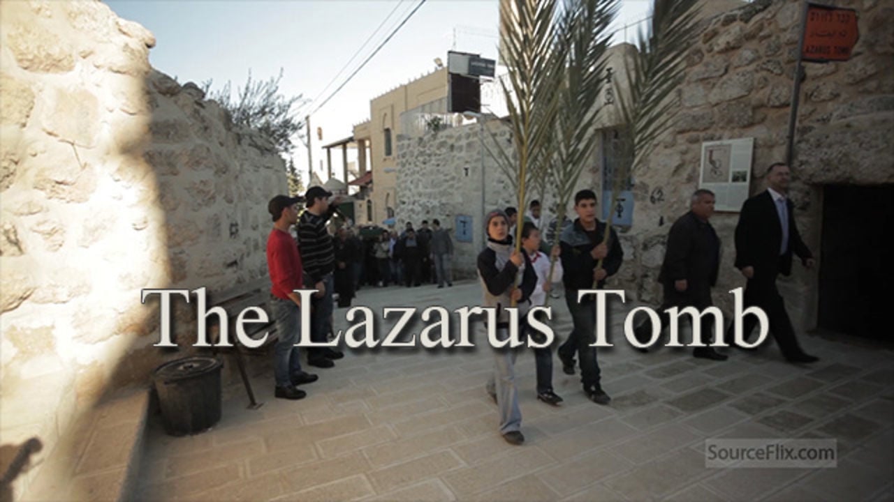 jesus at lazarus tomb
